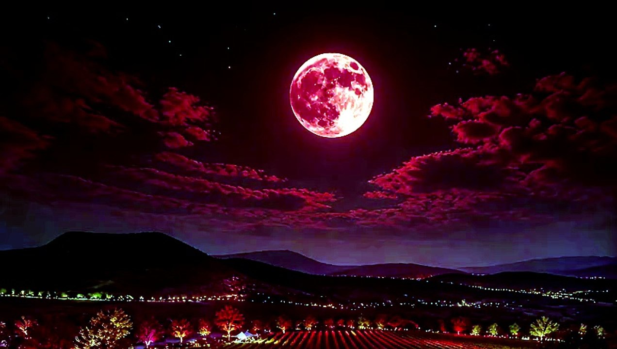 Blood Red Moon Tonight