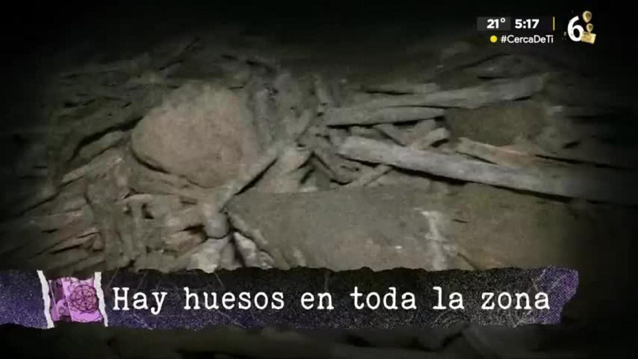 Encuentran huesos humanos usados en brujería