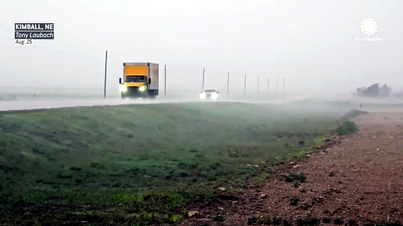 Strong storms sweep through Nebraska