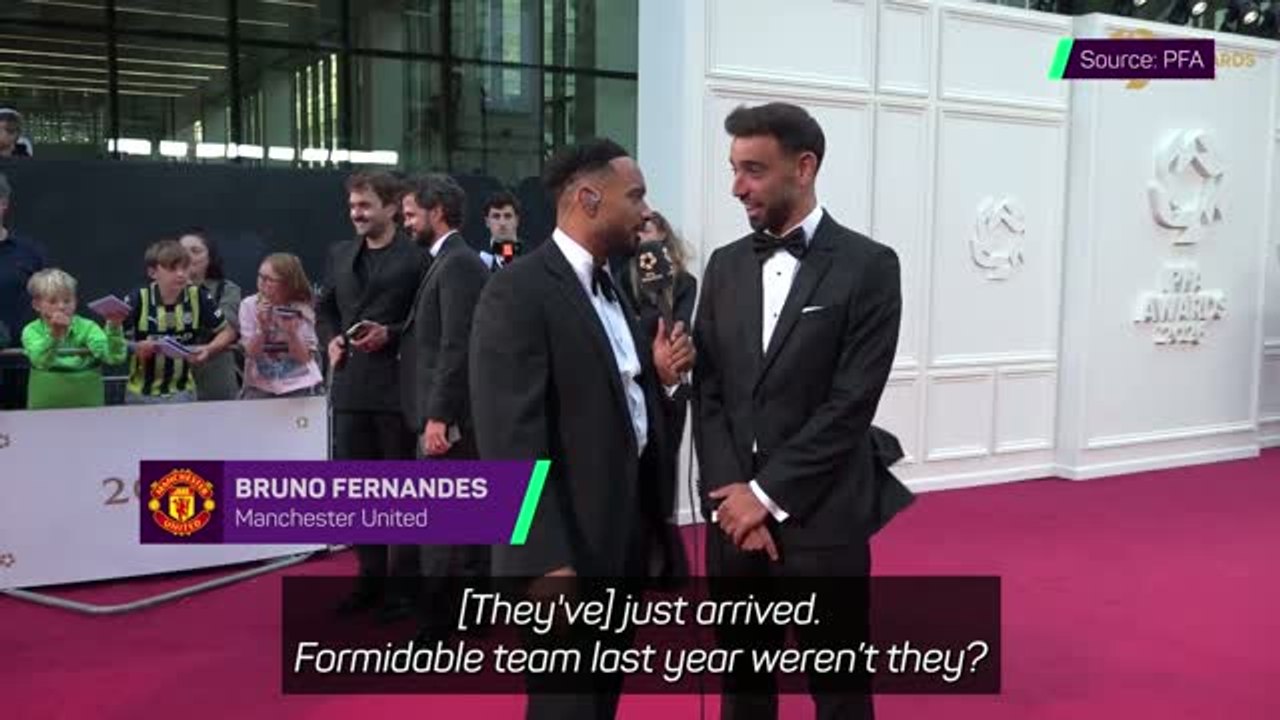 Fernandes makes revelation about 'amazing' Arsenal at PFA awards