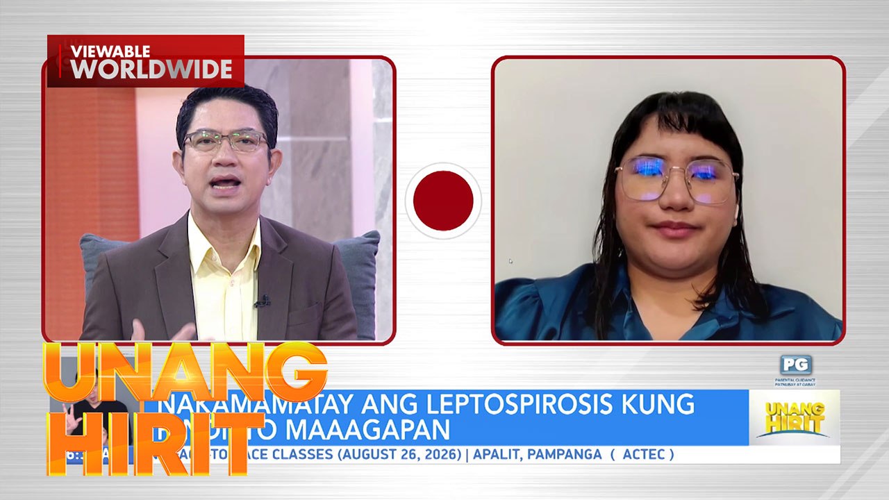 UH ON RECORD: PAGTAAS NG LEPSTOSPIROSIS CASES SA BANSA | Unang Hirit