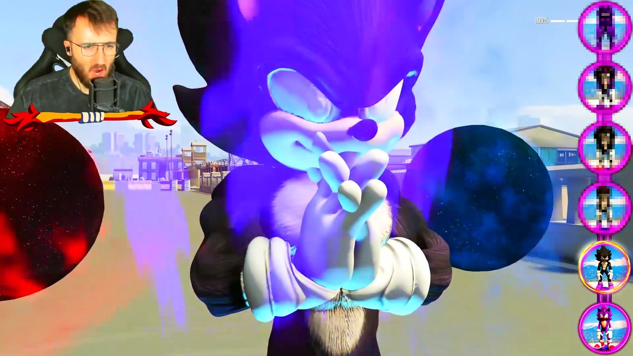 Mejorando a DARK SONIC en GTA 5 !! (Sonic Movie mod)