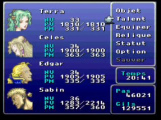 Final Fantasy VI Walkthrough 52/ Le vieux et le solitaire