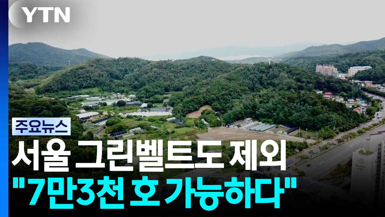 서울 그린벨트도 제외..."7만3천 호 가능하다" / YTN