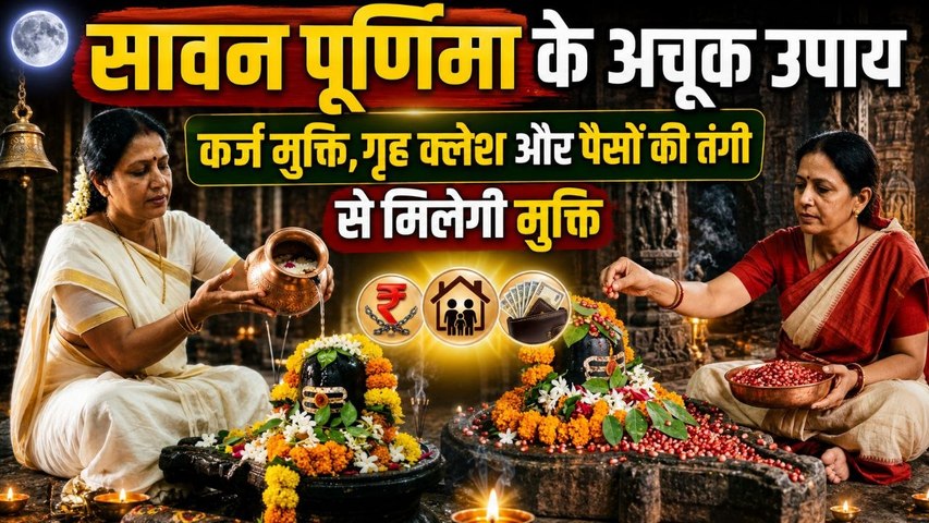 Sawan Purnima Upay 2026: सावन पूर्णिमा के दिन उपाय क्या करें,कर्ज,गृह क्लेश,पैसों की तंगी से मुक्ति