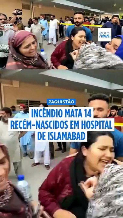 Incêndio mata 14 recém-nascidos em hospital público no Paquistão