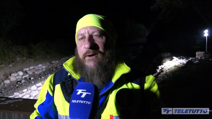 Video News - A Sonico, la Protezione Civile, di notte veglia sulla Val Rabbia