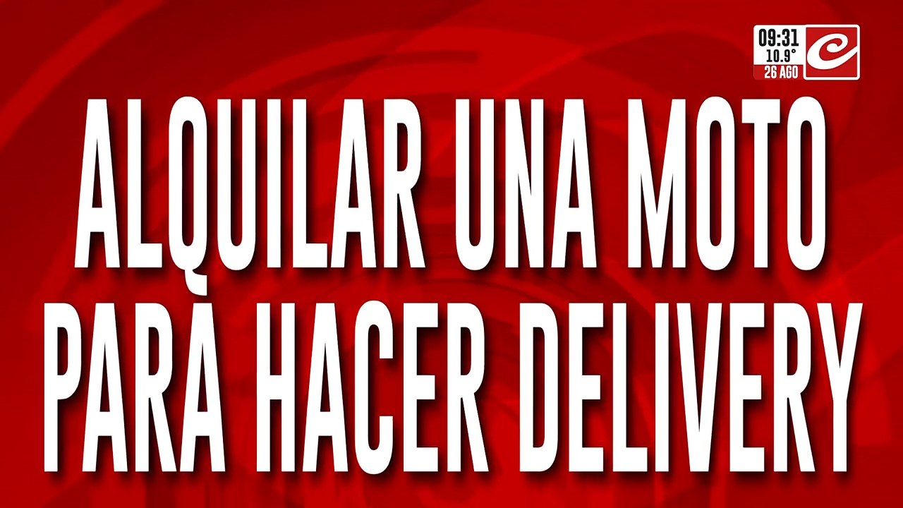 En medio de la crisis, crece el furor por alquilar motos para delivery