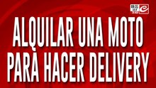 En medio de la crisis, crece el furor por alquilar motos para delivery