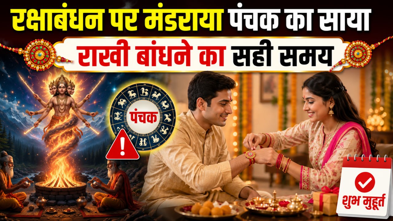 Raksha Bandhan Panchak Time 2026: रक्षाबंधन पर पंचक का समय,राखी कब बांधें,शुभ मुहूर्त