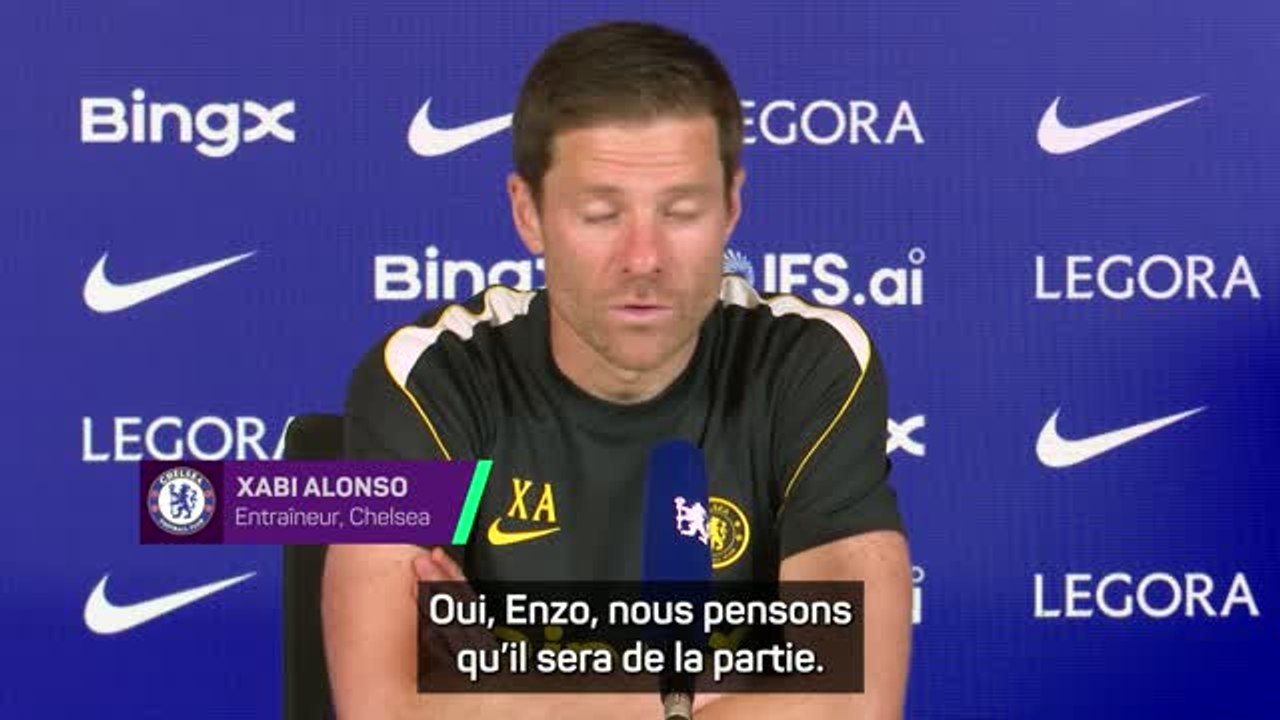 Chelsea - Xabi Alonso botte légèrement en touche sur Enzo Fernandez