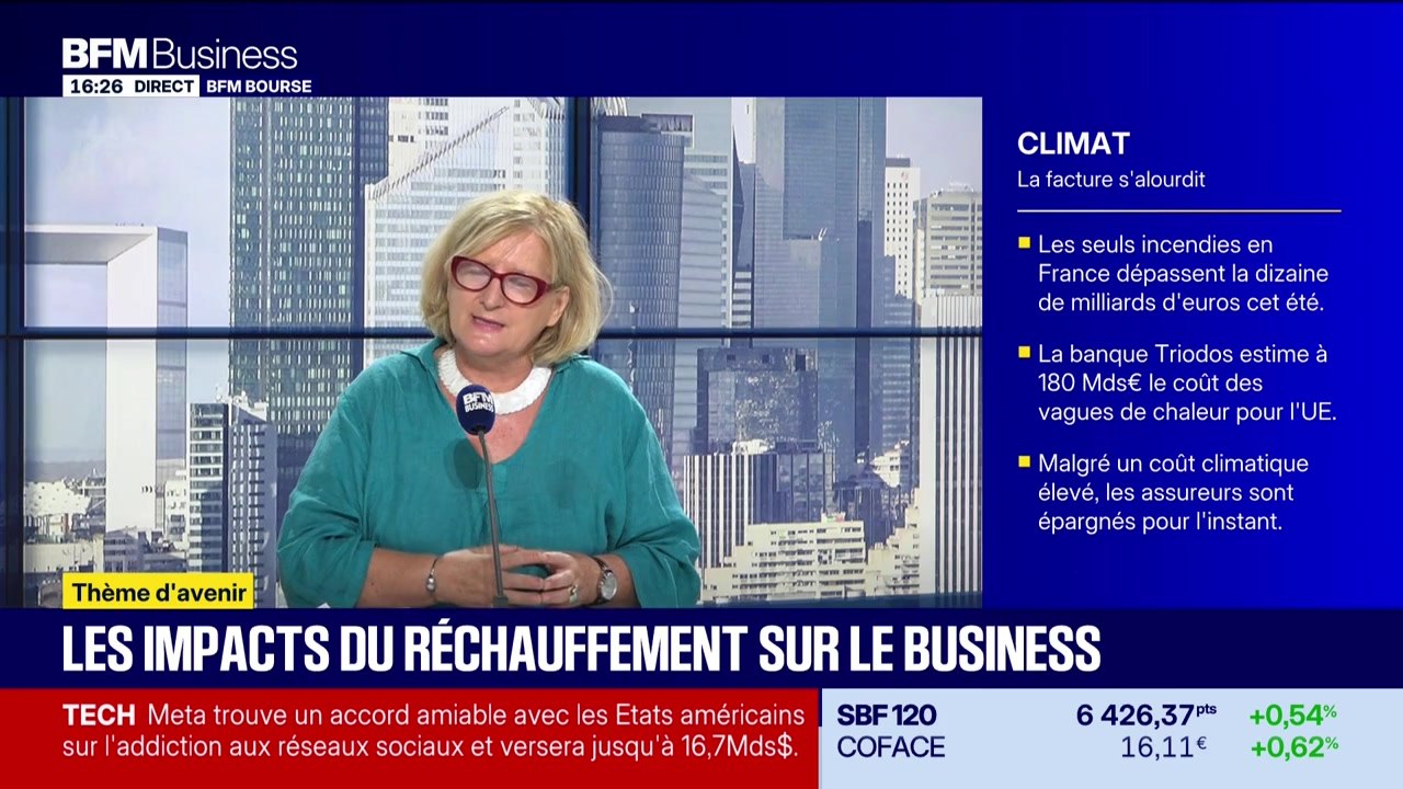 Thème d'avenir : Les impacts du réchauffement sur le business - 26/08