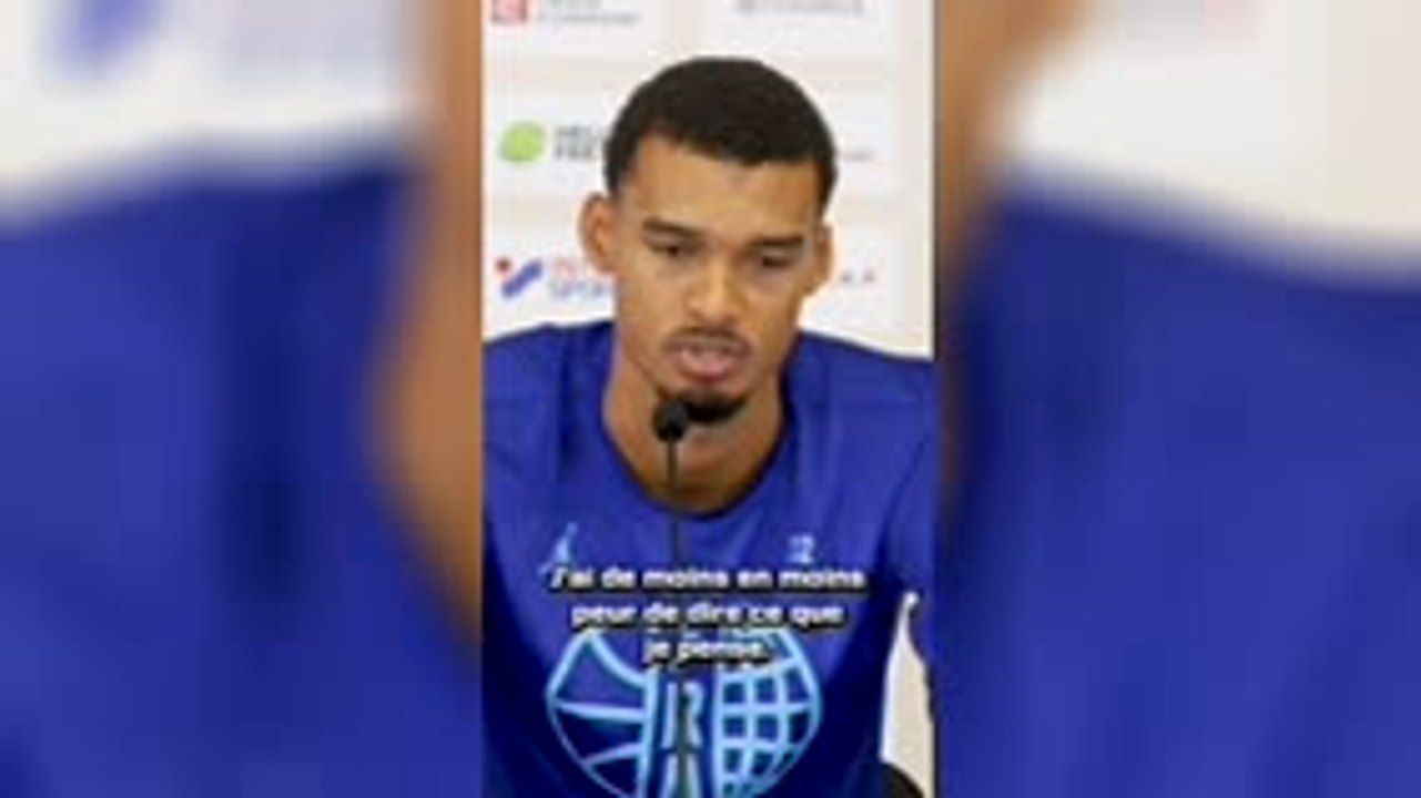 Wembanyama : ''Je n'ai pas peur de déplaire''