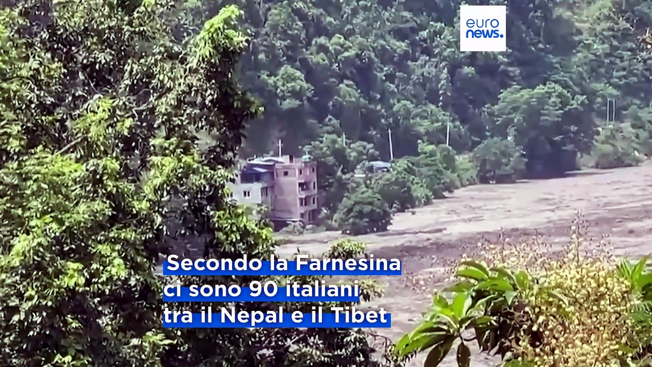 Inondazioni tra Nepal e Tibet: morti e dispersi, tra cui 300 turisti, due italiani in salvo