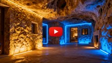 Man Builds Stunning Underground Cave House! You Won't Believe The Interior (Full Tour 2025)