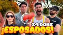 24 HS ESPOSADO A SIMON | VAMOS AL BAÑO JUNTOS ? 🧐
