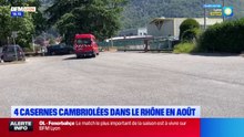 4 casernes de pompiers cambriolées dans le Rhône en août