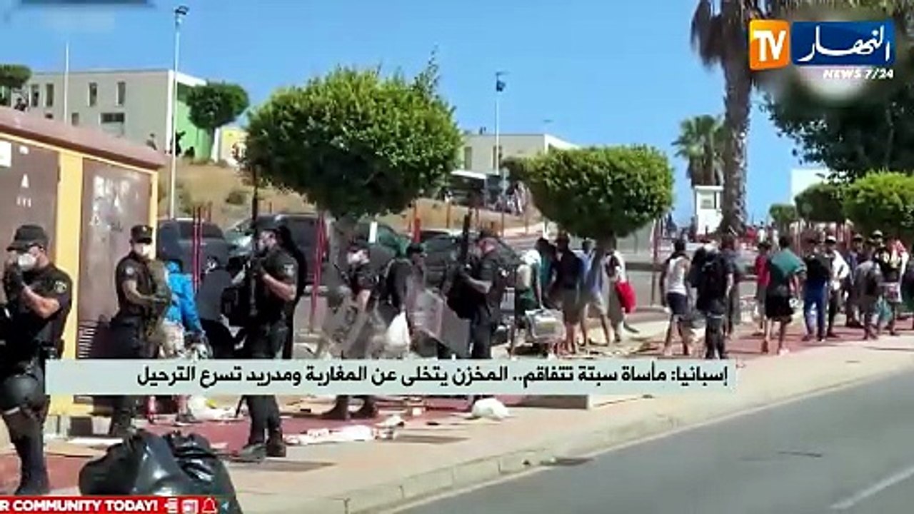 إسبانيا: مأساة سبتة تتفاقم.. المخزن يتخلى عن المغاربة ومدريد تسرع الترحيل