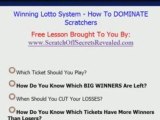 Winning Lotto System - How To DOMINATE Scratchers