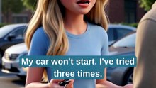 MY CAR WON’T START! 🚗😱 Easy English Conversation