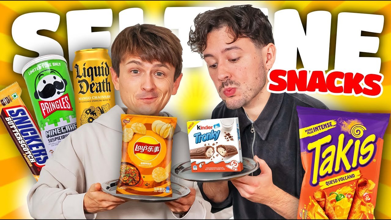 Wir ESSEN extrem seltene SNACKS 🌶️🔥 mit CrispyRob