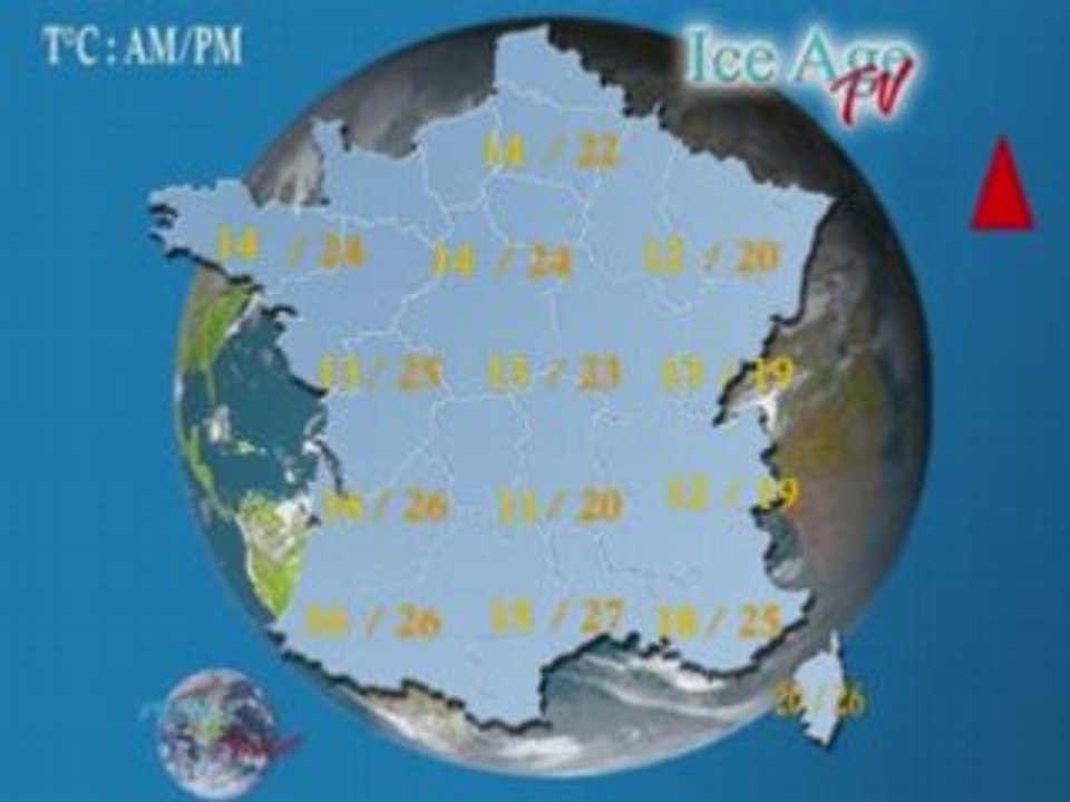 Meteo du Mardi 22 juillet 2008