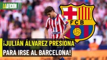 Julián Álvarez no entrenó con el Atlético, ¿Busca forzar su salida al Barcelona?