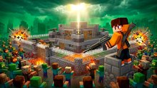 ¡Defendí mi base del apocalipsis zombi en Cursed Walking de Minecraft!