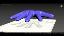 Grabovski: 3DS MAX Practice Polygon Modeling Hand Model Video #26 (08-26-2026)