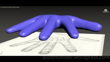 Grabovski: 3DS MAX Practice Polygon Modeling Hand Model Video #27 (08-26-2026)