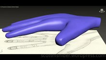 Grabovski: 3DS MAX Practice Polygon Modeling Hand Model Video #32 (08-26-2026)