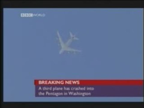 Le mysterieux avion blanc au dessus de la Maison blanche