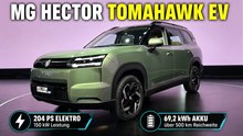 2027 MG Hector Tomahawk EV: 204 PS, 3 Sitzreihen und 69,2 kWh