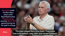 Mourinho reveals 'calm' Bernabeu return with Real Madrid