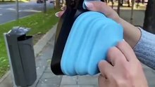 Foldable Poop Scoop & Bag Dispenser – Clean Walks, Happy Pets 🐾