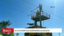 153 yıllık demir yolu güzergahında leylekler için özel önlemler