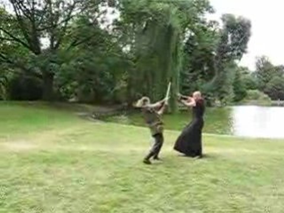 Schwertkampf im Schlosspark Wiesbaden-Biebrich 1