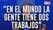 Fantino asegura que lo más normal del mundo es tener dos trabajos