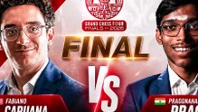 Caruana Survives a Brutal Endgame vs Praggnanandhaa | Grand Final Game 2 #chess #fabianocaruana #praggnanandhaa #chessgame #chessnetx