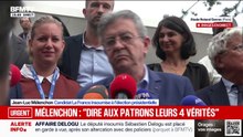 Débat au Medef: Jean-Luc Mélenchon assure qu'il va dire aux patrons "leurs quatre vérités"