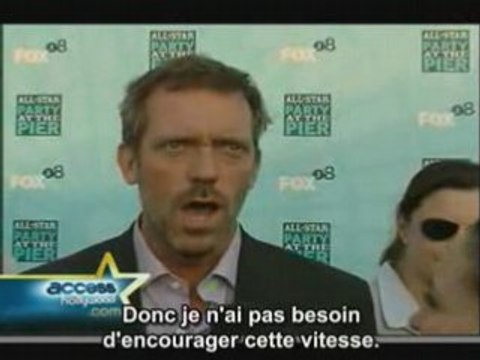 Interview Hugh Laurie par Access Hollywood