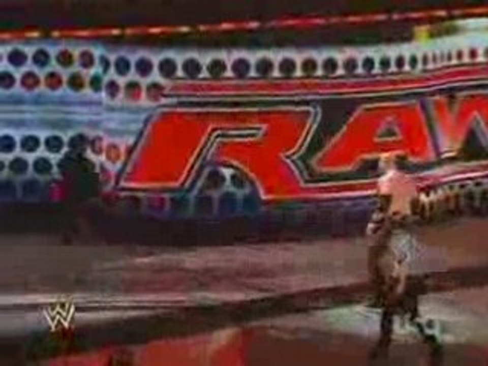 WWE Raw 7/21/08 CM Punk vs Batista (1/2)