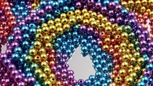 Colorful Magnetic Beads Forming Patterns ASMR 🌈🧲 | Satisfying Shapes