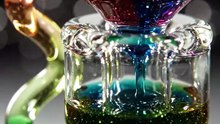 Liquid Drops in Glass Tower ASMR 💧🏛️ | Mesmerizing Drop Sounds