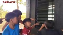 NAGULANTANG ANG MGA BATA SA NAKITANG TAONG AHAS SA LOOB NG BAHAY NA ITIM __ PART 1