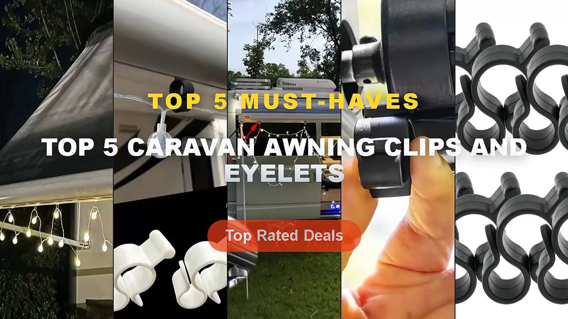 ⁣Best Top 5 Caravan Awning Clips And Eyelets on AliExpress | Review - 10 Pcs Camping Awning Hooks Cli