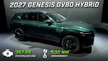 2027 Genesis GV80 Hybrid: Mehr Leistung, weniger Verbrauch