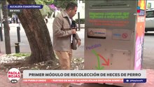Así es el primer módulo de recolección de heces de perro en CDMX | De Pisa y Corre con Paola Rojas