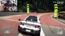 Nissan GTR R35 NISMO VS Track Toys Forza Horizon 6 Logitech G923 Steering Wheel