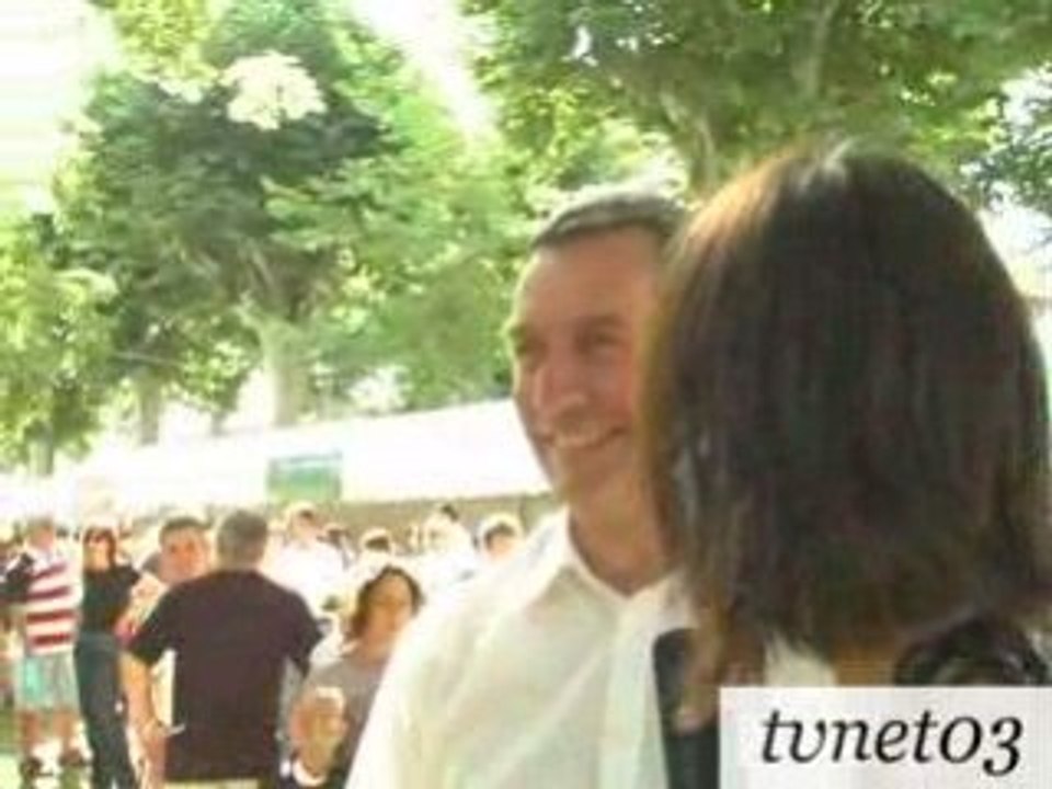 Visites de marque au Festival de Gannat